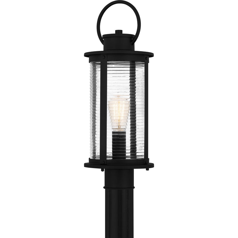 Quoizel - TLM9007MBK - One Light Outdoor Post Mount - Tilmore - Matte Black