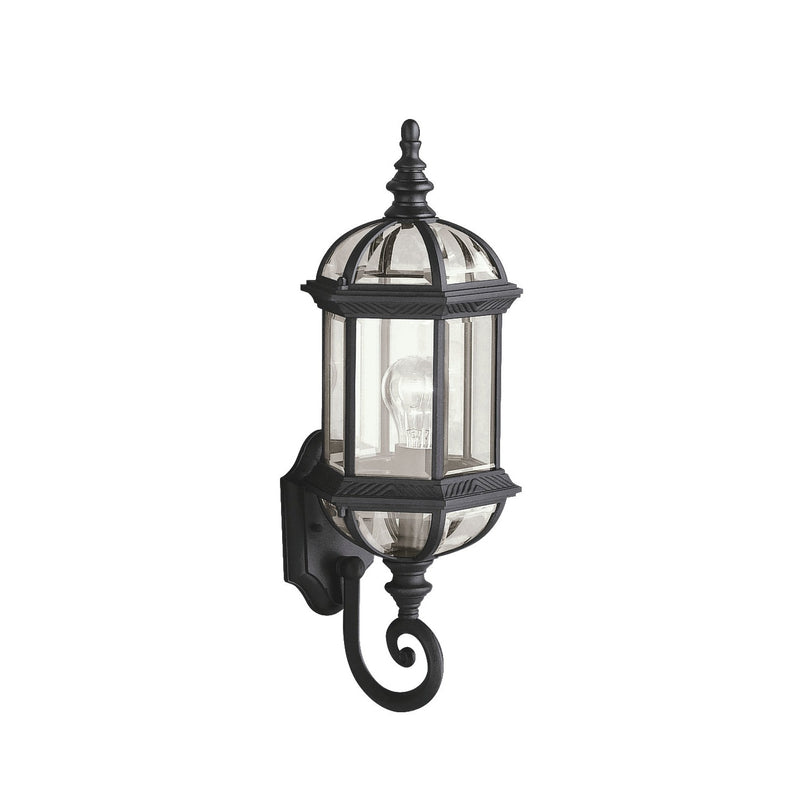 Kichler - 9736BK - One Light Outdoor Wall Mount - Barrie - Black