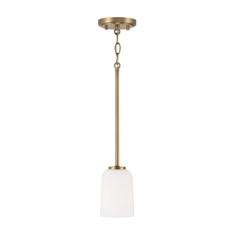 Capital Lighting - 348812AD-542 - One Light Mini Pendant - Lawson - Aged Brass