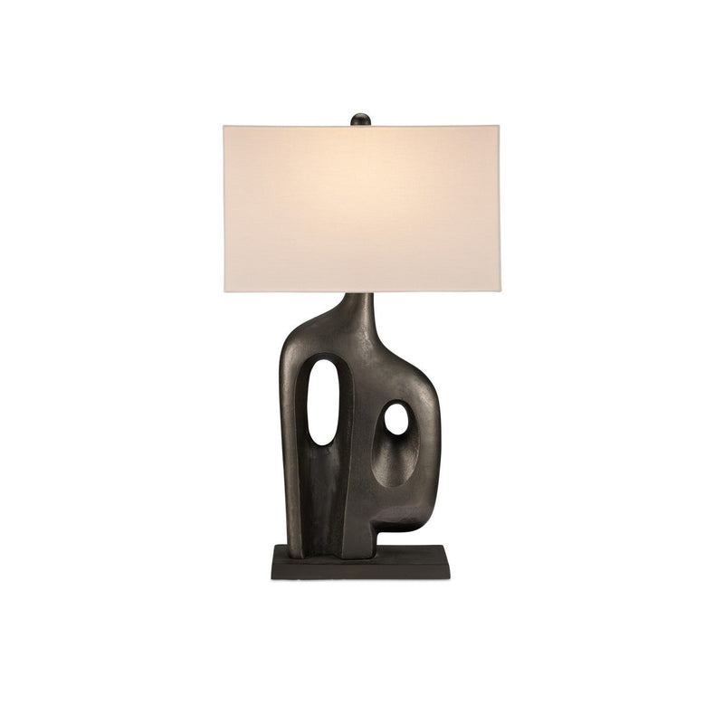 Currey and Company - 6000-0910 - One Light Table Lamp - Avant-Garde Table Lamp - Graphite