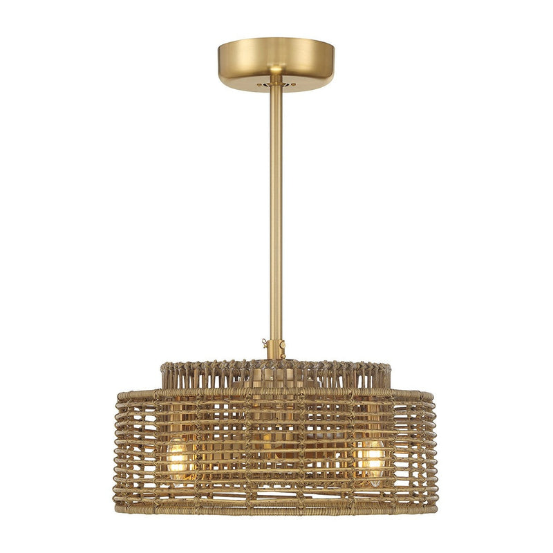 Savoy House - 20-FD-155-322 - Four Light Fan D'Lier - Ferndale - Warm Brass