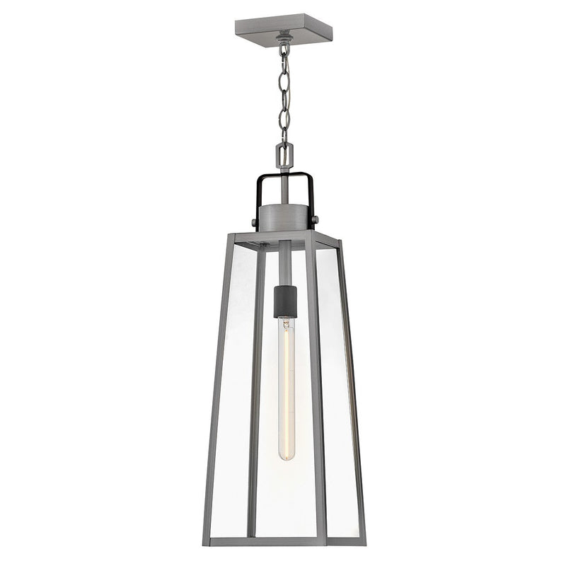 Lark - 82002AL - LED Hanging Lantern - Hugh - Antique Brushed Aluminum