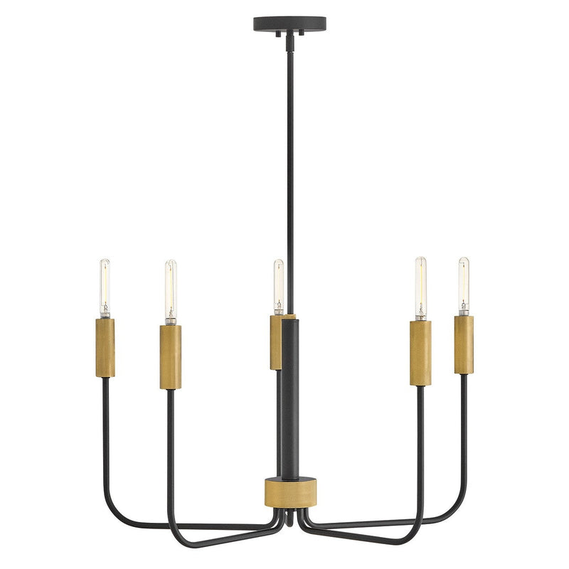 Lark - 83634BK-LCB - LED Chandelier - Austen - Black