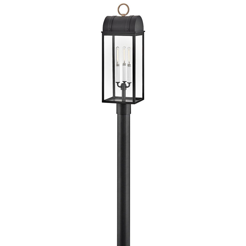 Hinkley - 10661BK-BU - LED Post Lantern - Campbell - Black