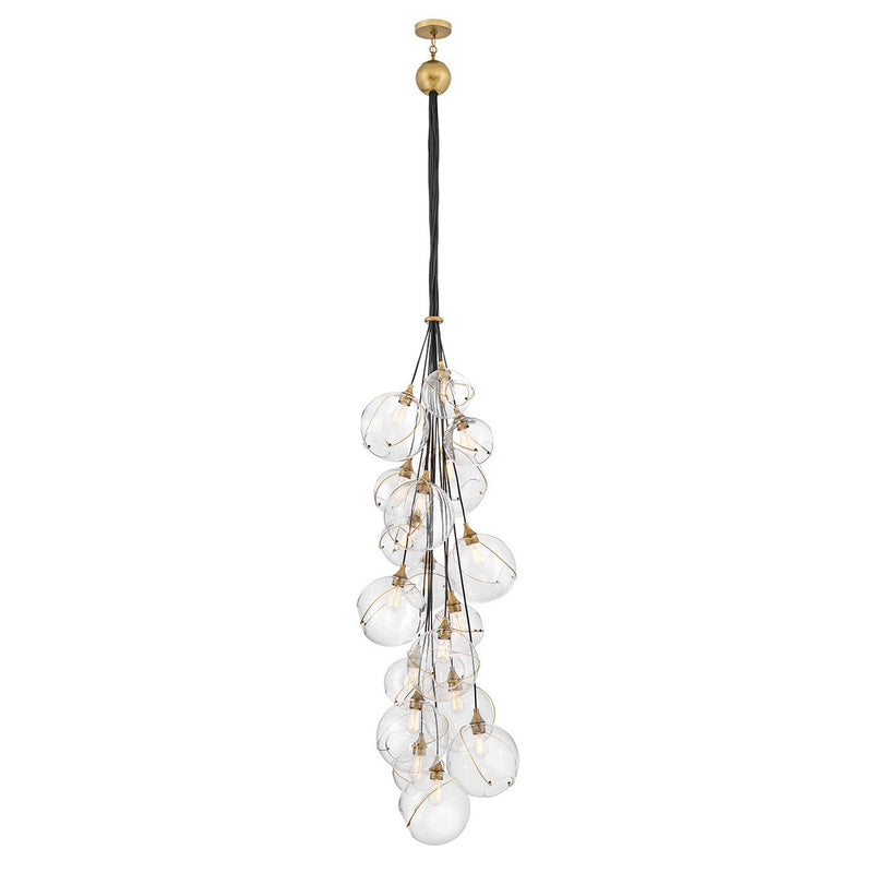 Hinkley - 30309HBR - LED Chandelier - Skye - Heritage Brass