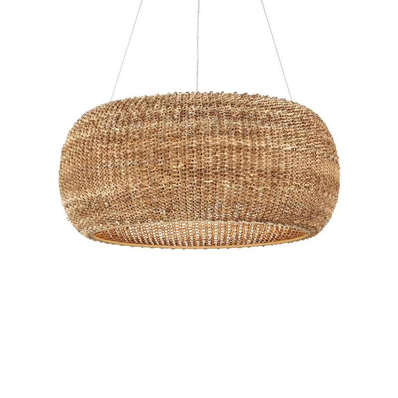 Currey and Company - 9000-1245 - Six Light Chandelier - Boucle Chandelier - Natural / Beige