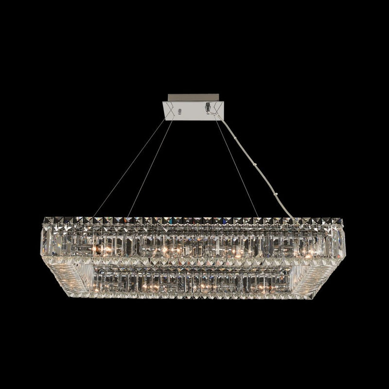 Allegri - 11831-010-FR001 - 12 Light Pendant - Baguette - Chrome
