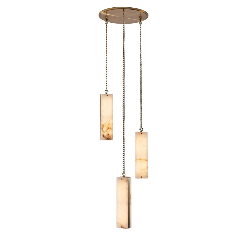 Kalco - 520751WB - LED Pendant - Vertical - Winter Brass