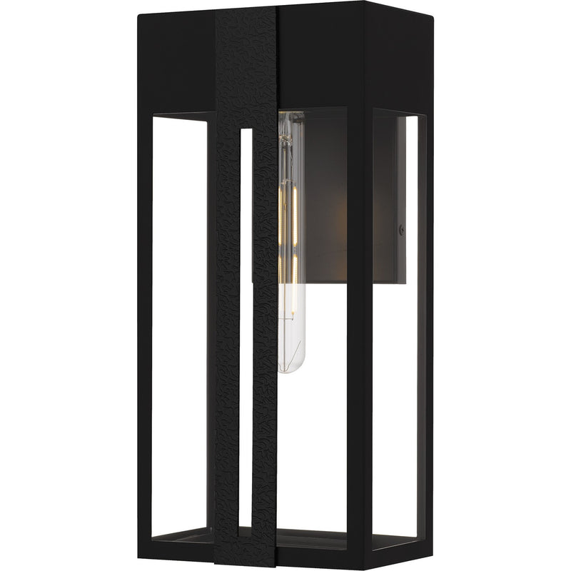 Quoizel - BSW8407MBK - One Light Outdoor Wall Lantern - Boswell - Matte Black