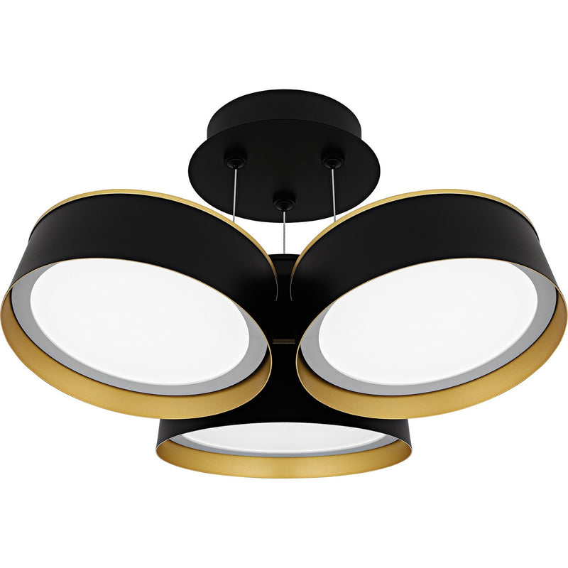 Quoizel - BYS1719MBK - LED Semi-Flush Mount - Byrnes - Matte Black