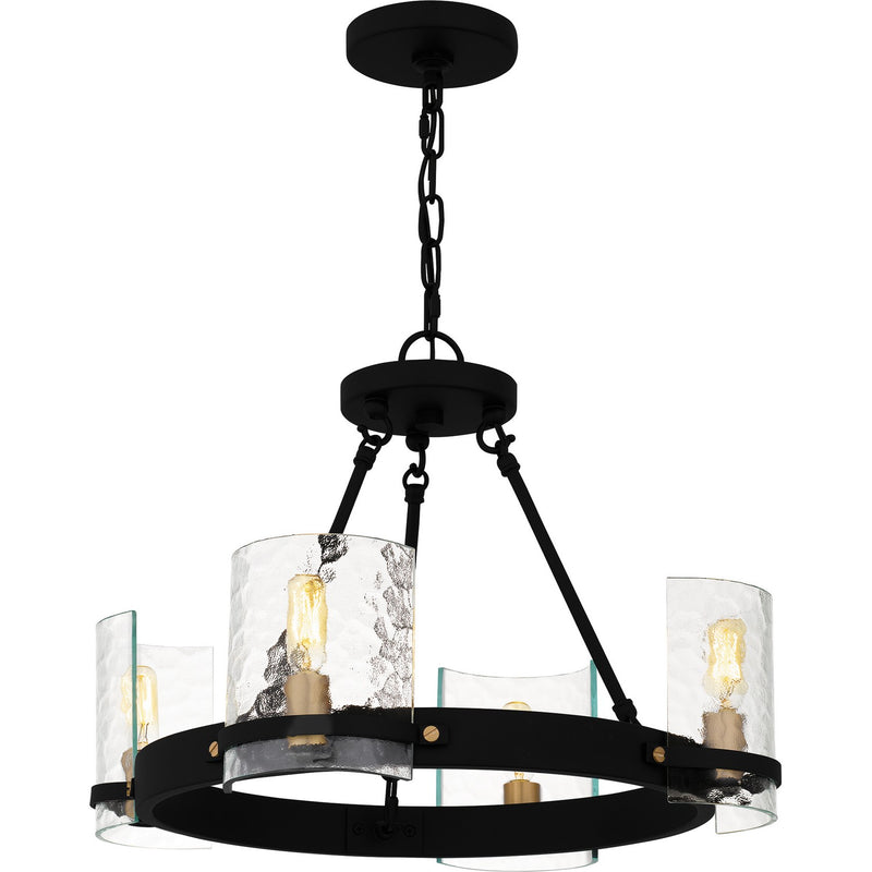 Quoizel - GLC5020MBK - Four Light Chandelier - Gloucester - Matte Black