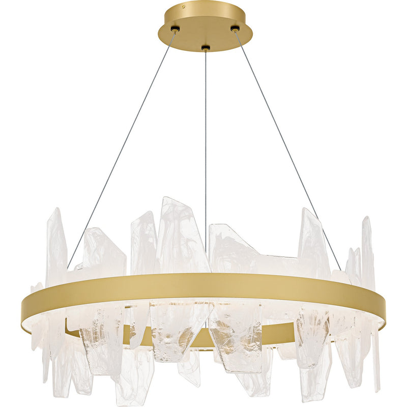 Quoizel - PCAUR5030SGD - LED Chandelier - Aurelia - Soft Gold
