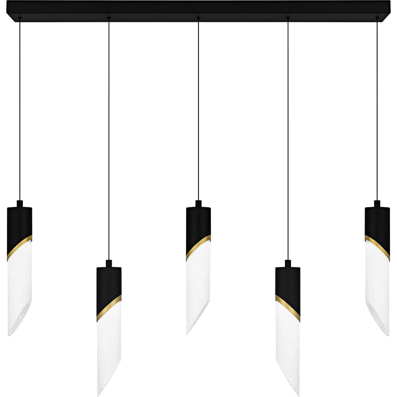 Quoizel - PCAYS540MBK - LED Linear Chandelier - Alys - Matte Black