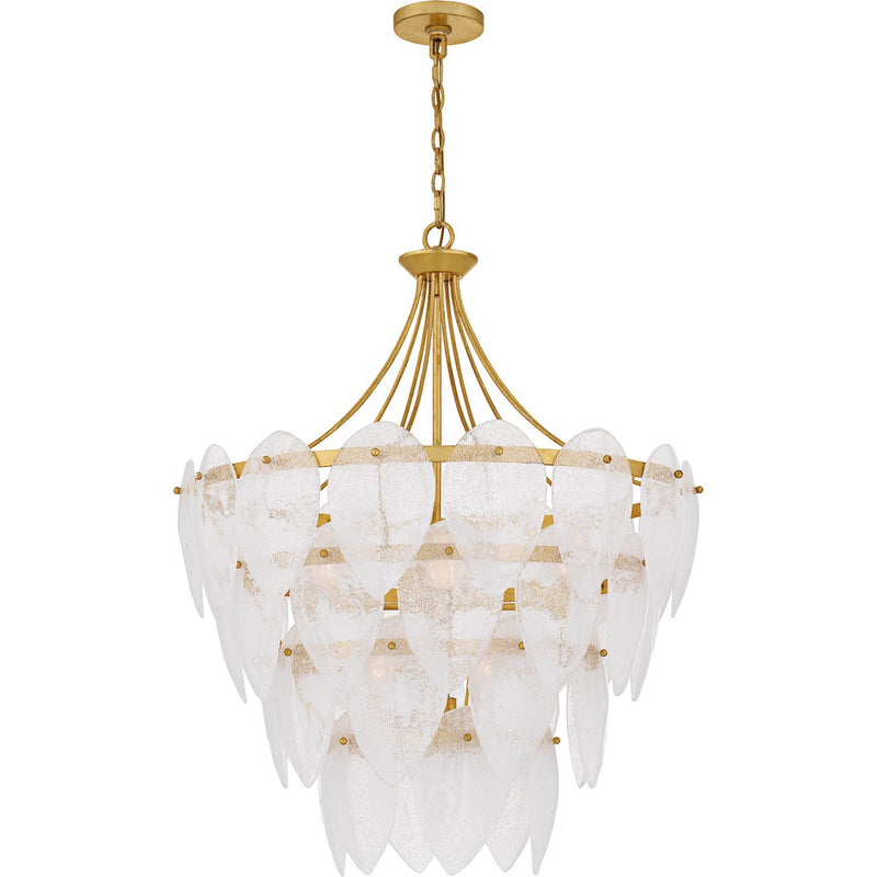 Quoizel - QP6766GFL - Seven Light Pendant - Quoizel Pendant - Gold Leaf