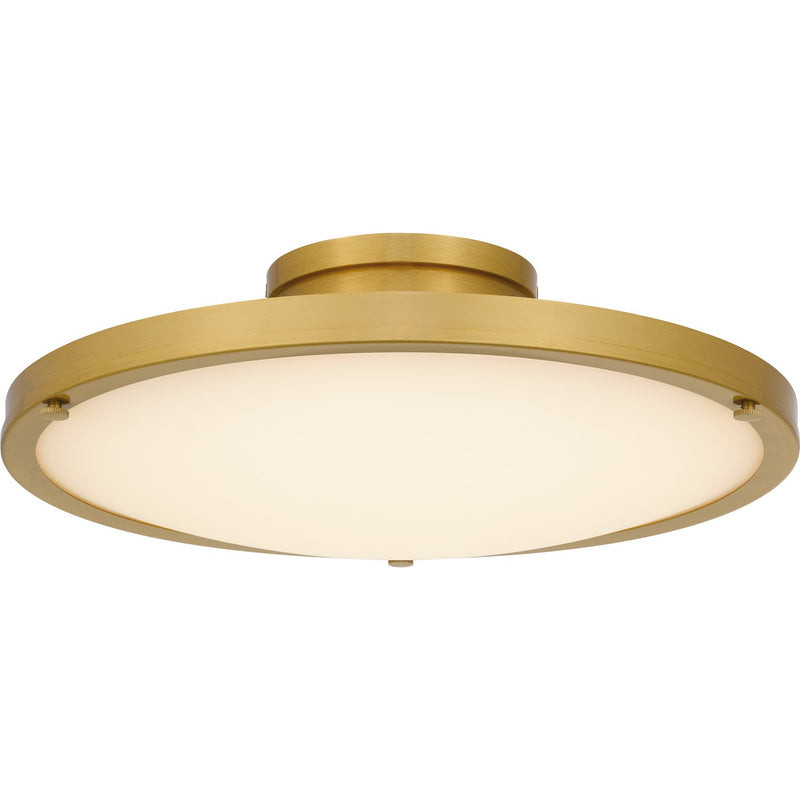 Quoizel - QSF6784BRG - LED Semi-Flush Mount - Quoizel Semi-Flush Mount - Brushed Gold