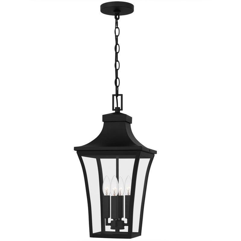 Quoizel - QTN1910EK - Four Light Outdoor Hanging Lantern - Quentin - Earth Black
