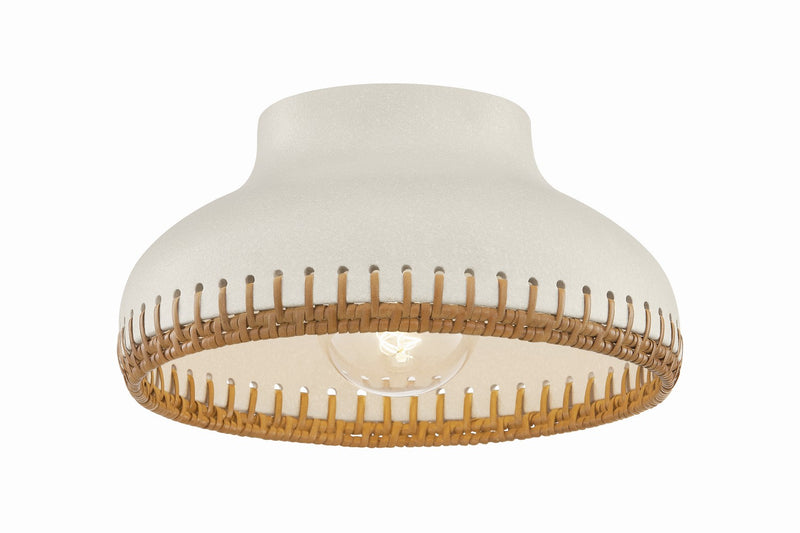 Hudson Valley - 5309-AGB/CCP - One Light Flush Mount - Southfields - Aged Brass
