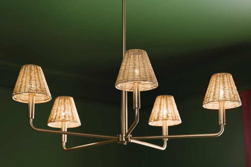 Kichler - 52731CPZ - Five Light Chandelier - Bekah - Champagne Bronze