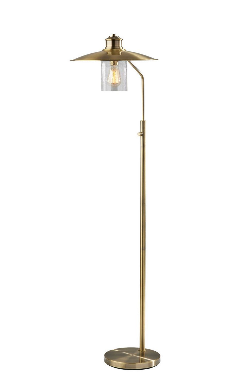 Adesso Home - 3885-21 - Floor Lamp - Kieran - Antique Brass
