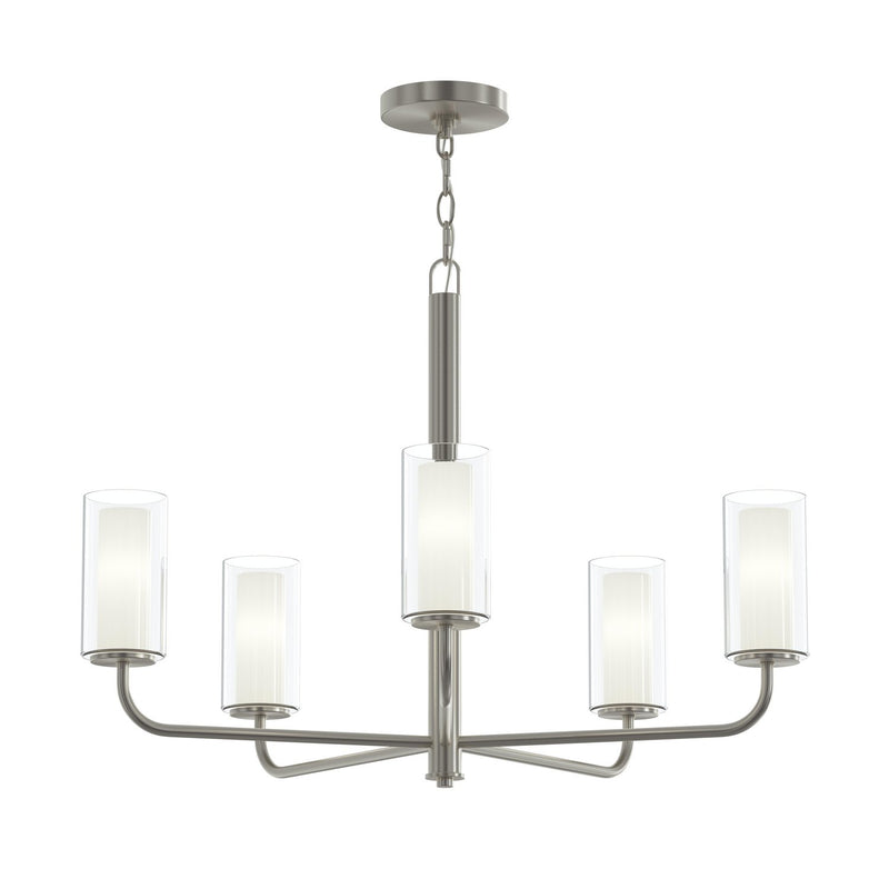 Progress Lighting - P400475-009 - Five Light Chandelier - Mack - Brushed Nickel