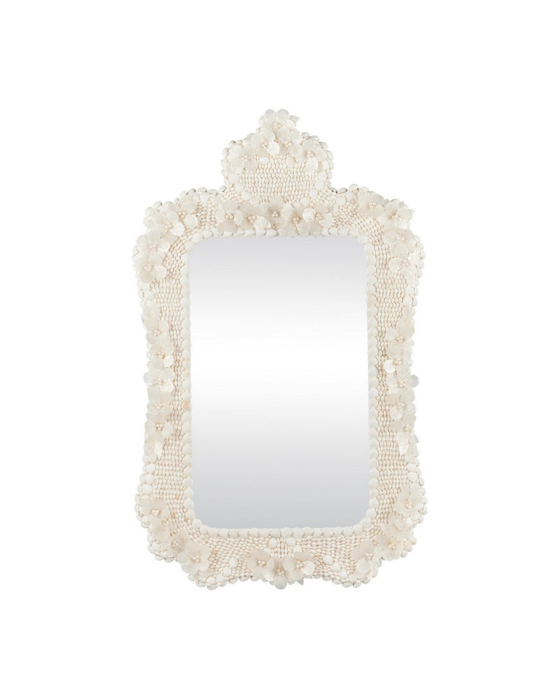 Currey and Company - 1000-0186 - Mirror - Capizelle - Natural / White