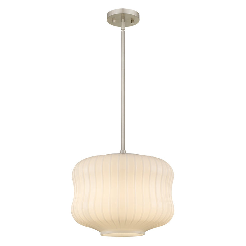 Quoizel - CARA1814BN - One Light Pendant - Cara - Brushed Nickel