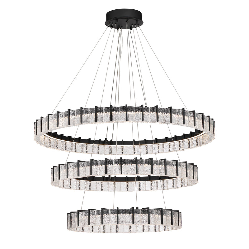 Minka-Lavery - 2410-899-L - LED Chandelier - Sevryn - Dark Matte Black