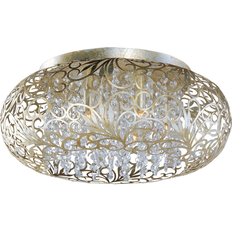 Maxim - 24150BCGS - LED Flush Mount - Arabesque - Golden Silver