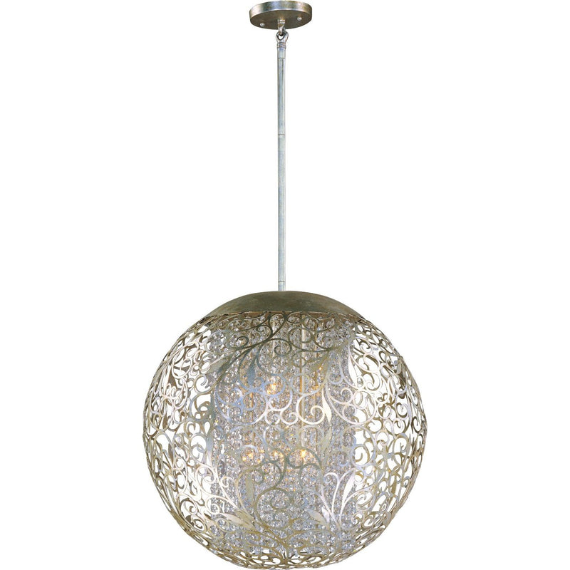 Maxim - 24156BCGS - Nine Light Pendant - Arabesque - Golden Silver