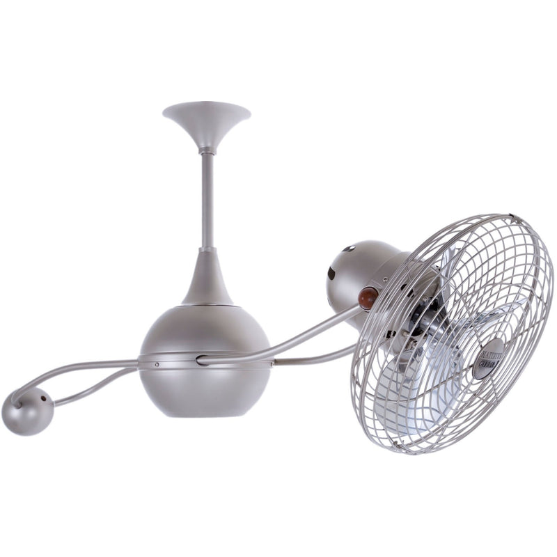 Matthews Fan Company - B2K-BN-MTL - 40"Ceiling Fan - Brisa 2000 - Brushed Nickel