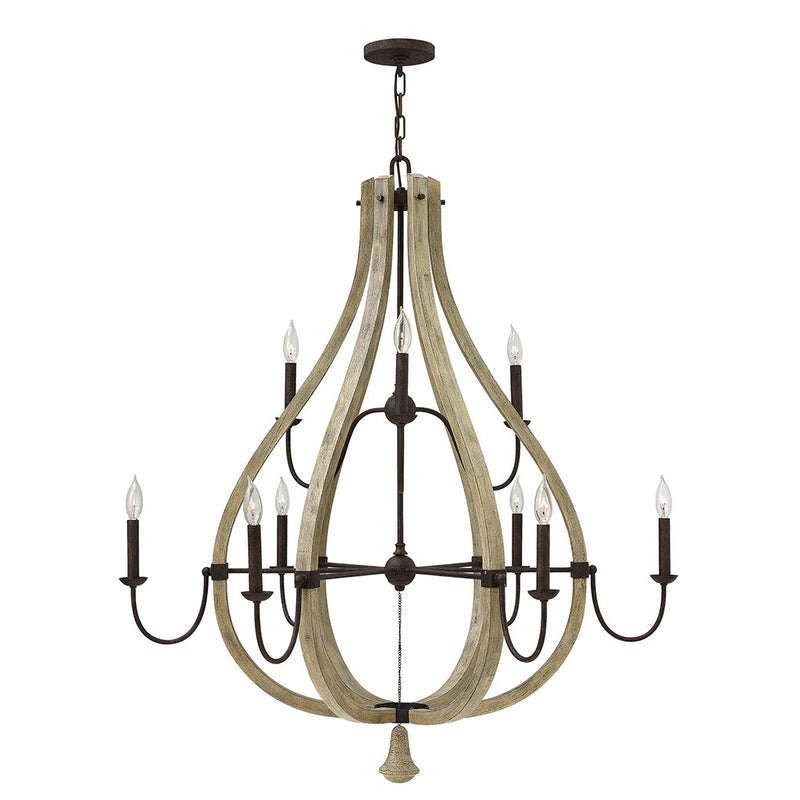 Fredrick Ramond - FR40578IRR - LED Chandelier - Middlefield - Iron Rust