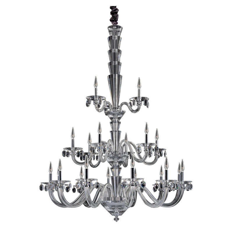 Allegri - 11520-010-FR001 - 21 Light Chandelier - Fanshawe - Chrome