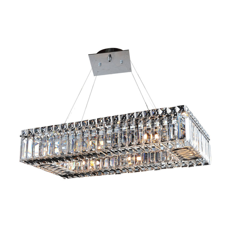 Allegri - 11707-010-FR001 - Eight Light Pendant - Baguette - Chrome