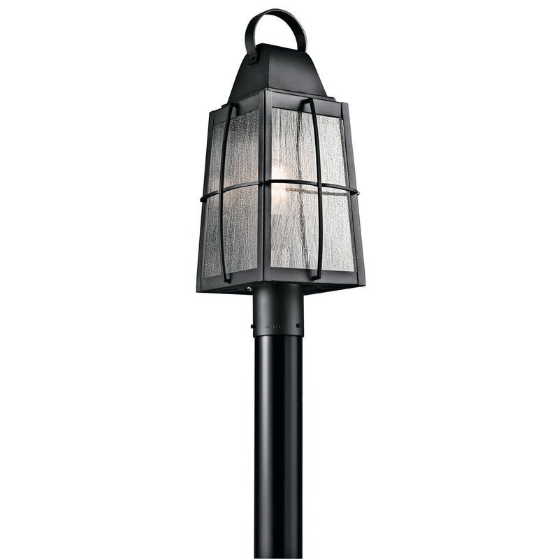 Kichler - 49555BKT - One Light Outdoor Post Mount - Tolerand - Textured Black