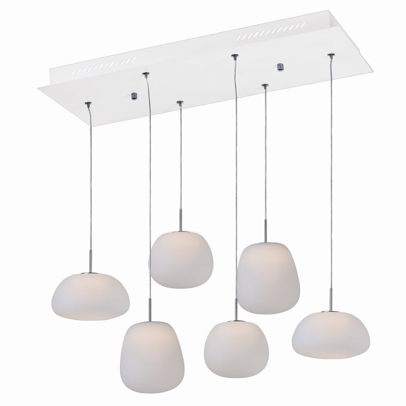 ET2 - E21124-11WT - LED Pendant - Puffs - White