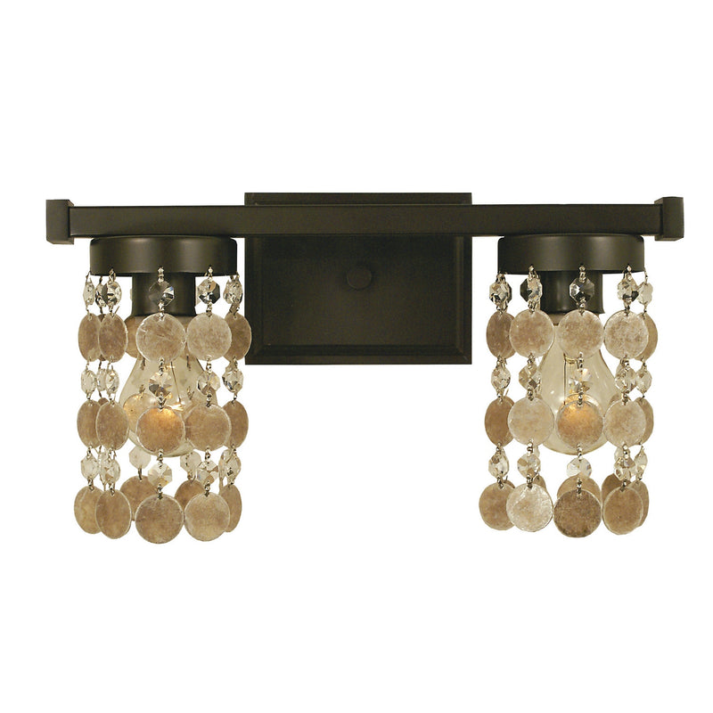 Framburg - 4362 MB - Two Light Wall Sconce - Naomi - Mahogany Bronze