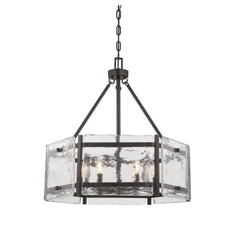 Savoy House - 7-3040-6-13 - Six Light Pendant - Glenwood - English Bronze