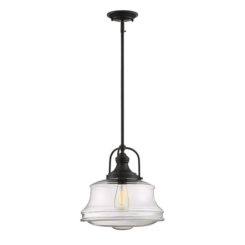 Savoy House - 7-5012-1-13 - One Light Pendant - Garvey - English Bronze