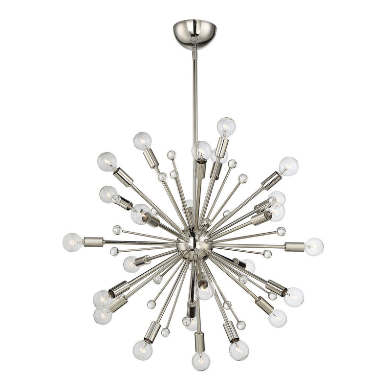 Savoy House - 7-6099-24-109 - 24 Light Chandelier - Galea - Polished Nickel