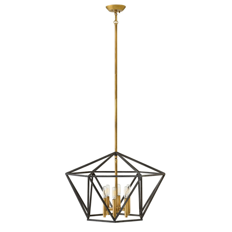 Hinkley - 3576DZ - LED Chandelier - Theory - Aged Zinc