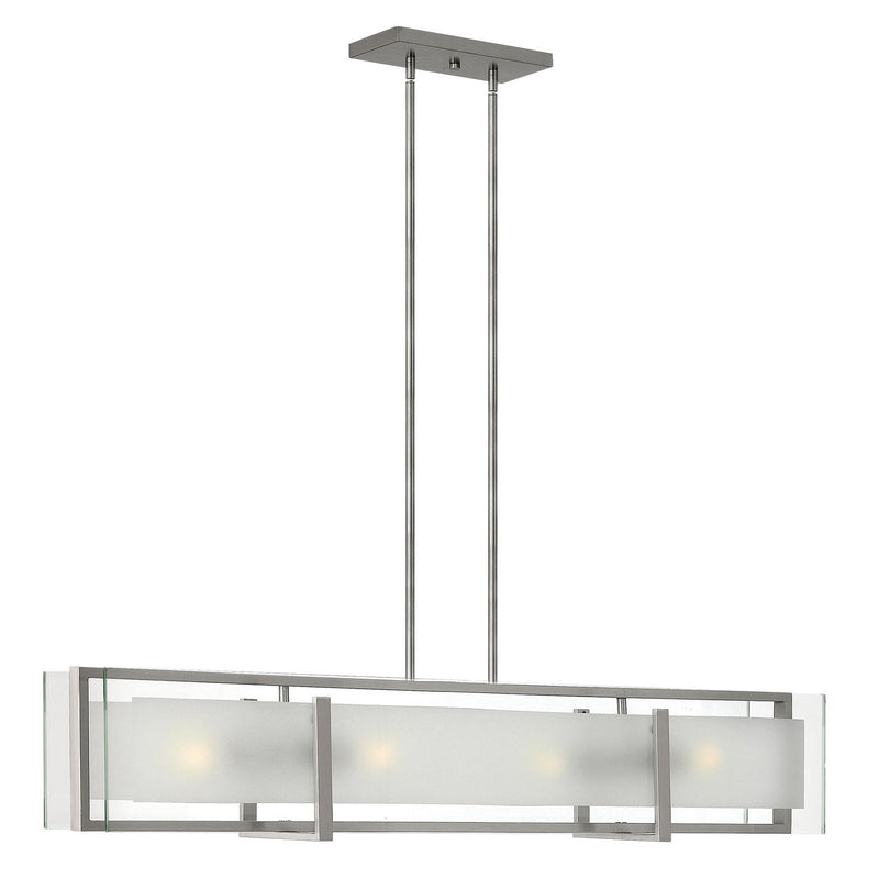 Hinkley - 3996BN - LED Linear Chandelier - Latitude - Brushed Nickel