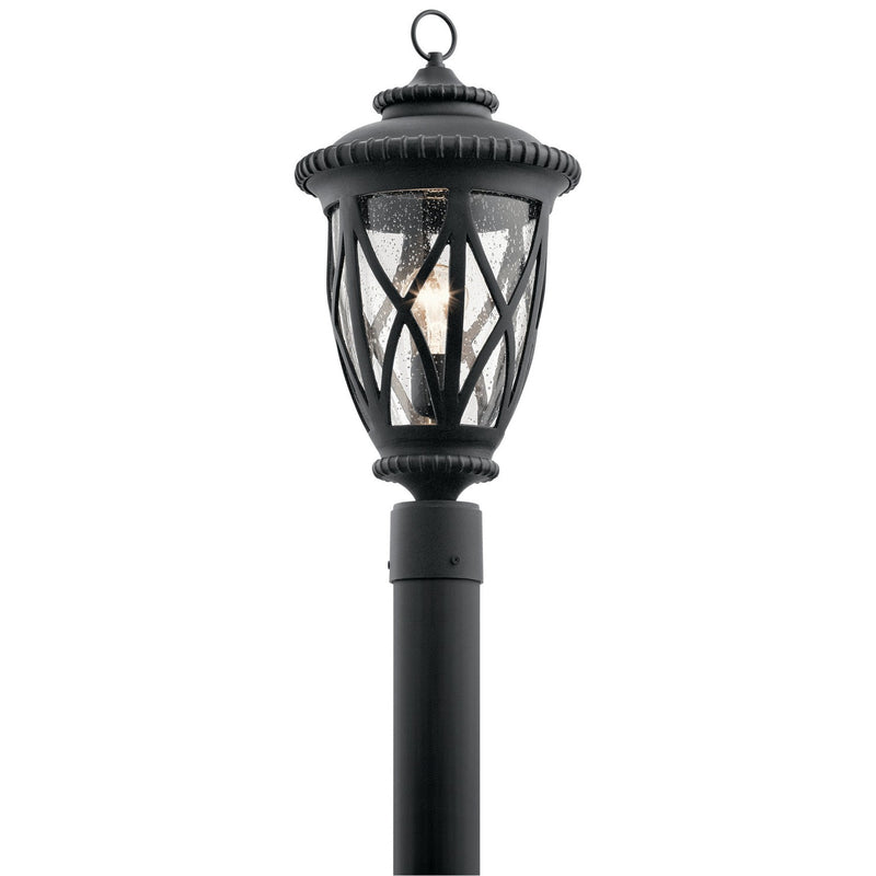 Kichler - 49849BKT - One Light Outdoor Post Mount - Admirals Cove - Textured Black