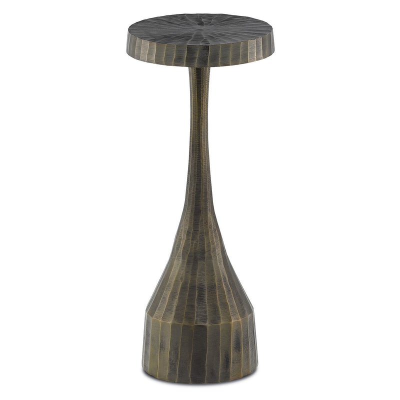 Currey and Company - 4000-0015 - Drinks Table - Luca Collection - Vintage Brass