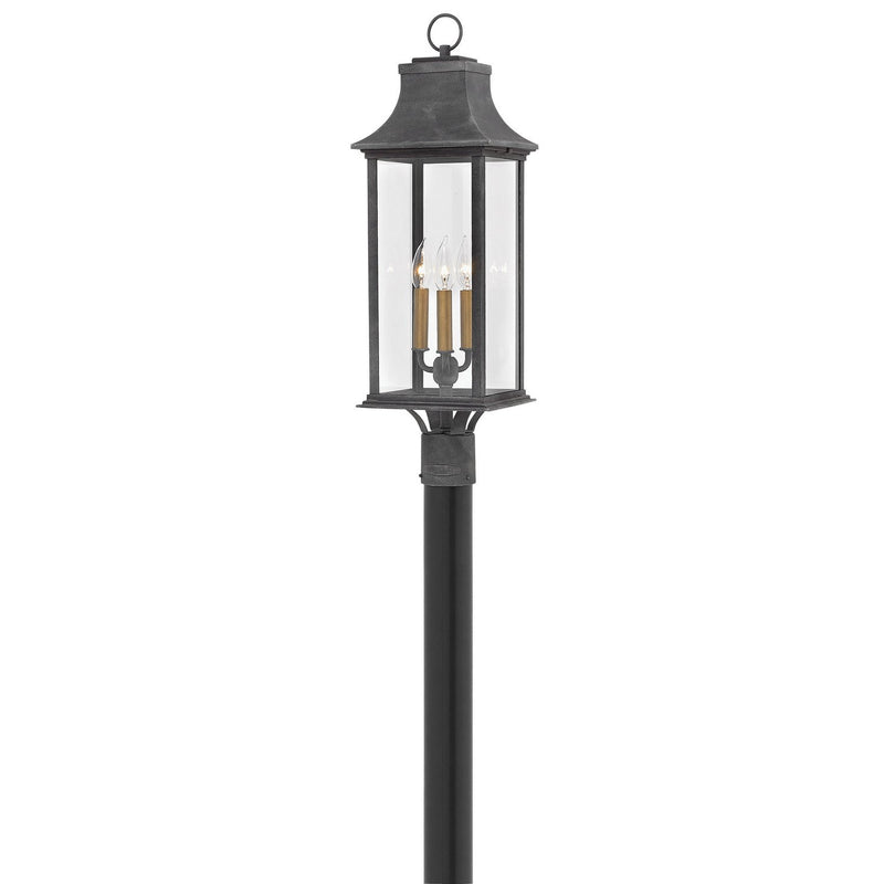 Hinkley - 2931DZ - LED Post Top/ Pier Mount - Adair - Aged Zinc