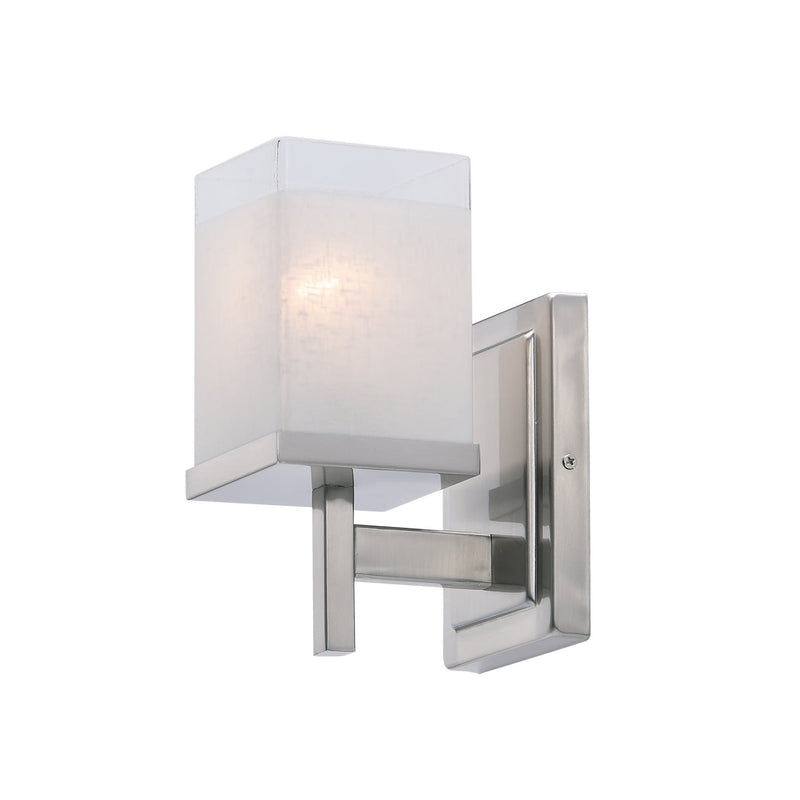 Maxim - 2151LNSN - One Light Bath Vanity - Tetra - Satin Nickel