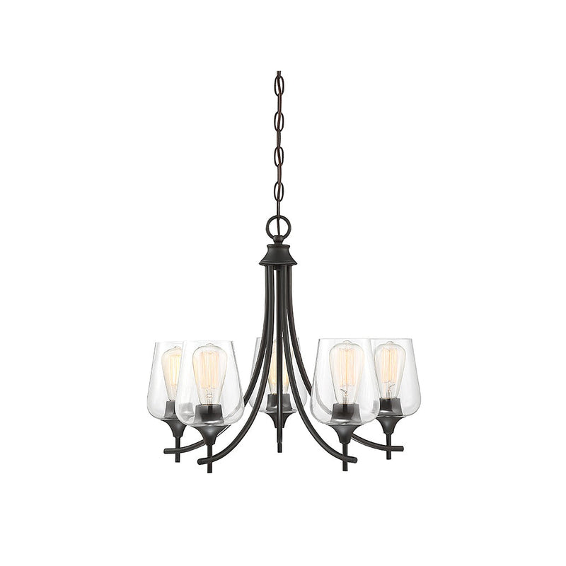 Savoy House - 1-4032-5-13 - Five Light Chandelier - Octave - English Bronze