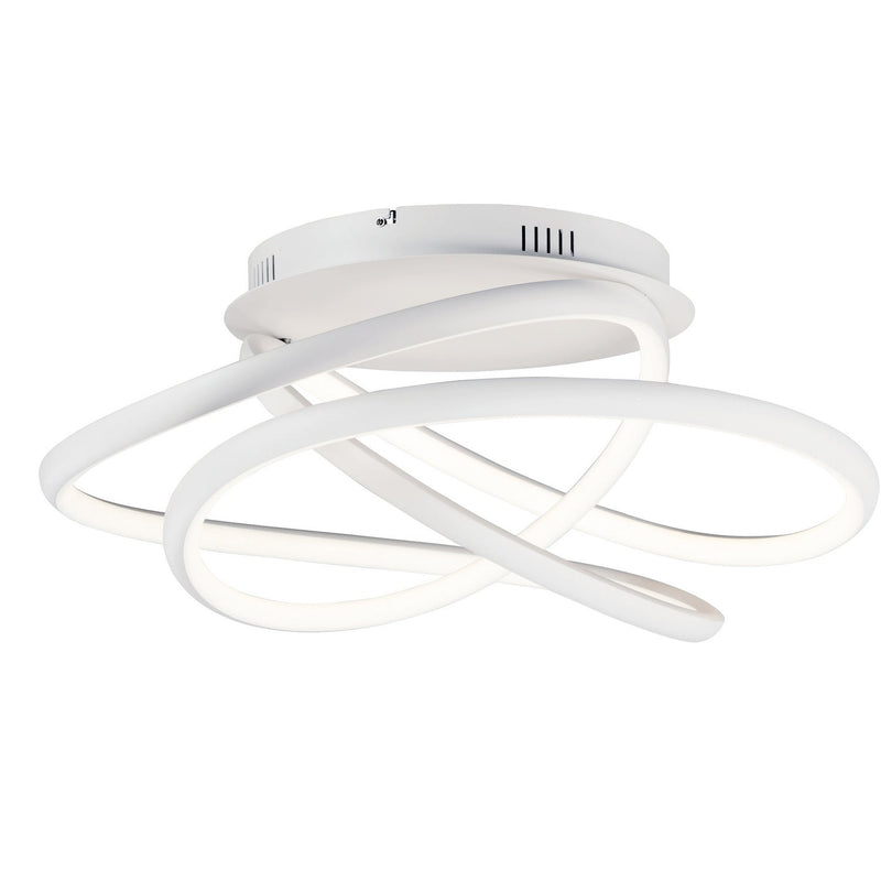 ET2 - E30640-MW - LED Flush Mount - Twisted - Matte White