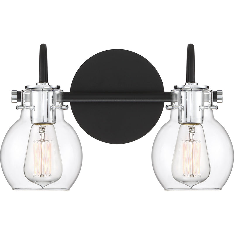Quoizel - ANW8602EK - Two Light Bath Fixture - Andrews - Earth Black