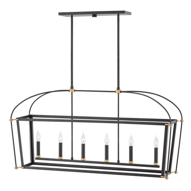 Hinkley - 4054BK - LED Linear Chandelier - Selby - Black