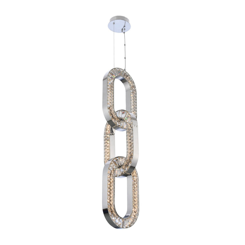 Allegri - 034350-010-FR001 - LED Foyer Pendant - Catena - Chrome